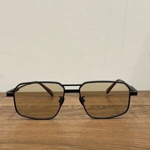 Black Frame Sunglasses with Brown Lenses